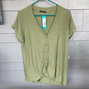 Pink Clover Benedita V Neck Knit Top-exclusive